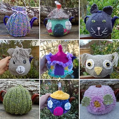 £8.50 • Buy Hand Knitted Or Crochet Tea Cosy To Fit A Small One Cup Teapot - Various Designs