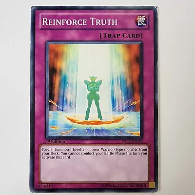 Reinforce Truth - YS11-EN040 - 1st Ed - MP - Common - Yugioh • $1.42