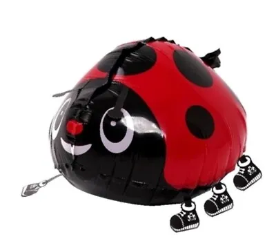 RED Ladybird Walking Balloon Airwalker It Walks! UK SELLER • £3.89