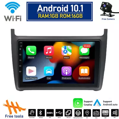 9  Car Radio Stereo Carplay GPS Navi WiFi FM For VW Polo 2010-2016 Android 10.1 • $142.19