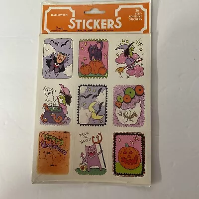 Vintage Eureka Halloween Sticker Pack 36 Stickers Sealed NOS • $17.95
