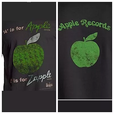 Vintage Beatles 2010 T-Shirt Rare Find A Is For Apple Z Is For Apple Double Side • $33.60