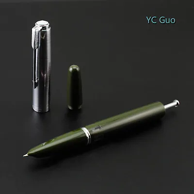 $16.60 • Buy 2018 Model Wing Sung 601 Vacuum Pump Army Green Fountain Pen Fine Nib  