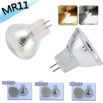 LED Bulb MR11 GU4 12V 3W 5W 7W Replace Halogen Spot Lamp Light Warm/ Cool White • £3.99