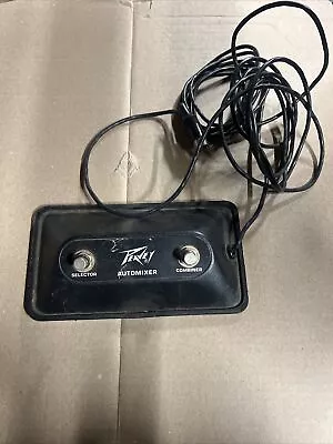 Vintage Peavey Automixer 2 Button Foot Switch Amp Footswitch Selector Combiner • $49.99