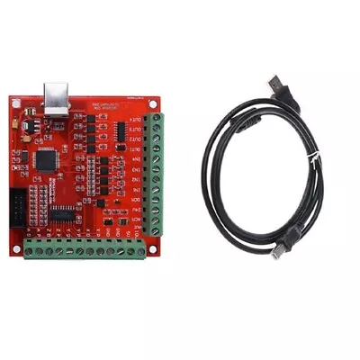 USB MACH 3 100Khz Breakout Board 4 Axis Interface For CNC Motion Controller • £17.93