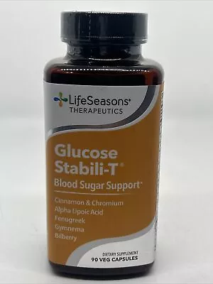 Life Seasons Glucose Stabili T 90 Veg Caps  Exp 06/2026 • $25.99