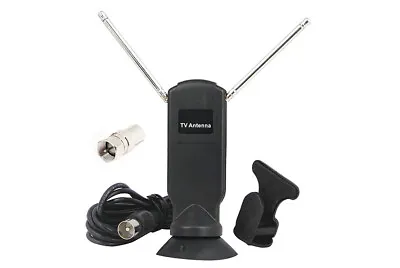 Dual Mini Indoor/Outdoor TV Antenna With Suction/Clip Mount • $9.50