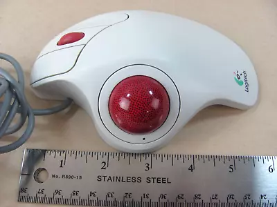 Logitech Trackball TrackMan Marble Mouse T-CL13 Vintage ~ NICE • $19.99