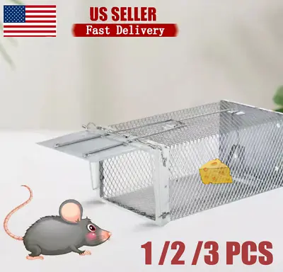 Cage Trap Live Humane For Squirrel Chipmunk Rat Mice Rodent Animal Catcher New • $12.34
