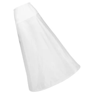  Gown Petticoat White Ball Hoops Line Skirt Formal Dress Bone • $14.99