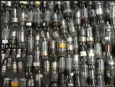 $29.95 • Buy Vacuum Tube Grab Bag! Vintage Lot Of ( 100 ) Vacuum Tubes STEAM PUNK ART 