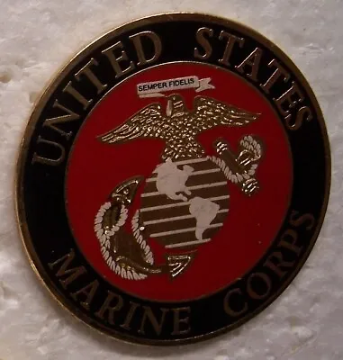 Hat Pin Military USMC U S Marine Corps Emblem Extra Large NEW Lapel Pin Push Pin • $19.99