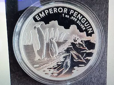 2023 Australia Emperor Penguin 1 Oz  Silver 0.999 $1 UNC Coin • $0.99