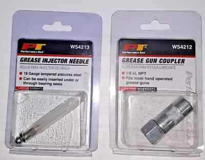 Grease Injector Needle W54213 & Grease Gun Coupler  W54212 • $3.99