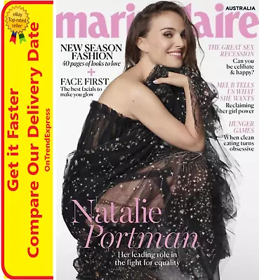 Marie Claire Australia Natalie Portman Fashion Modelling March 2024 Magazine • $12.85