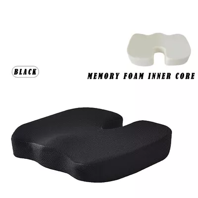 Memory Foam Seat Cushion Orthopaedic Back Support Car Office Chair Desk Posture • £10.45