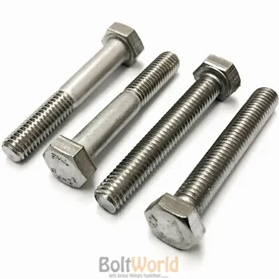 Stainless A2 1/2  7/16  5/16  3/8  Unf Fully Threaded Screws Part Threaded Bolts • £5.56