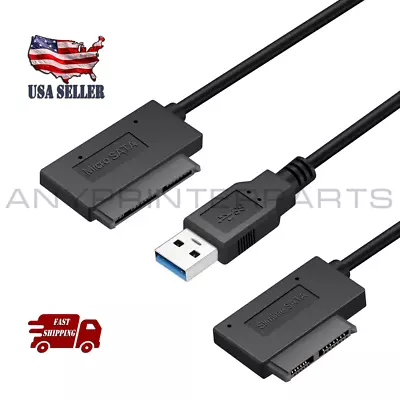 Sonilco USB 3.0 To Micro 16 Or Slimline 13 Pin SATA Adapter Cable Converter Cord • $10.95