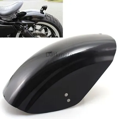 Black Rear Fender Mudguard Motorcycle For Harley Sportster XL883 XL1200 Bobber • $128.20