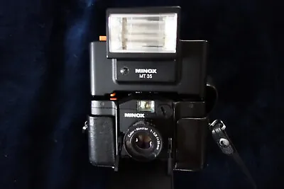 MINOX 35GL Outfit Including MT35 Flash Olympus Flash Leather Cases • $199.99