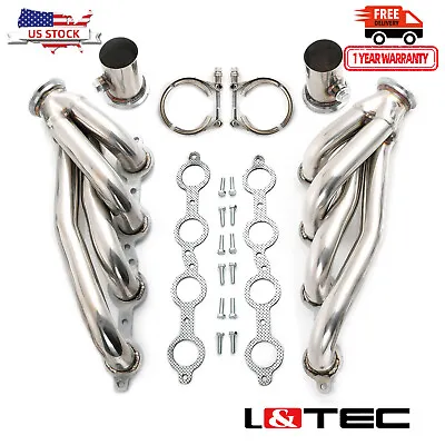 L&TEC Headers For C10 LS Chevy GMC Truck LS1 LS2 LS3 Conversion Swap Pickup V8 • $199.99