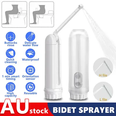 Portable Bidet Sprayer Handheld Electric Hygiene Water Wash Cleaning Spray Tool • $31.85
