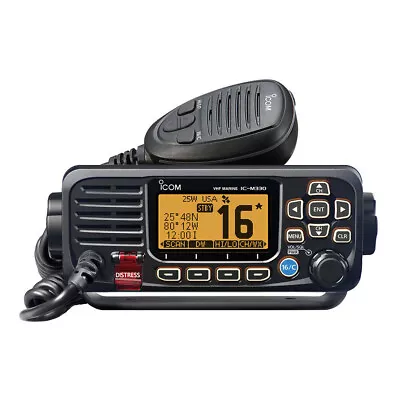 ICOM RKB M330 51 Black VHF Marine Boat Radio Radio Fixed Mount Refurbished • $159