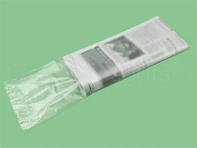 100 Pack - 6  X 19  Clear Newspaper Bags - 0.8 Mil - Heavy Duty Flat Plastic Bag • $12.99