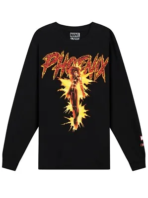 Marvel X Dim Mak Wolverine & The X-Men Phoenix Long Sleeve Tee Size XL Black New • $39.95