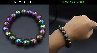 $19.50 • Buy Gigantic Mala Bracelet Leklai Magnetic Rainbow Color Real Thai Amulet Powerful