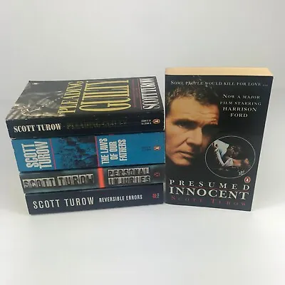 $36.95 • Buy Scott Turow Kindle County Books X 5 Presumed Innocent Small Paperback Thrillers