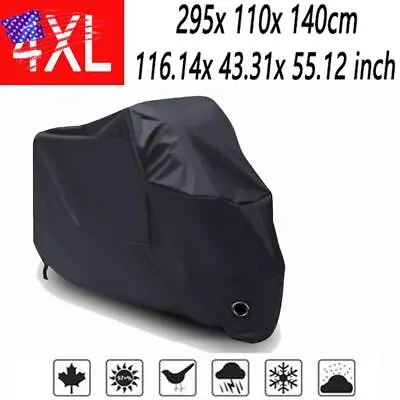 $24.80 • Buy 4XL Motorcycle Waterproof Cover For BMW R1100RT-P R80R R850R R900RT K1200RS
