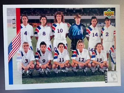 1994 World Cup Soccer Mia Hamm Rookie Card #275 USA FIFA Womens World Champions • $2.50