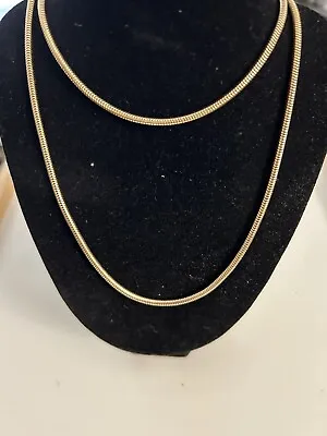 Sarah Coventry Vintage Gold Tone Chain 35 Inches  • $5