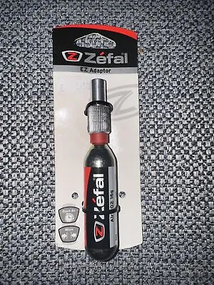 Zefal EZ Adapter CO2 Bicycle Cycle Bike Pump Silver • £8.99