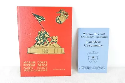 Marine Corps Recruit Depot Parris Island 1985 Platoon 13A & 13B Yearbook Awards • $29.99