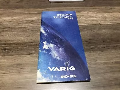 Varig Airlines Flight Schedule  Nov 1994 • $5