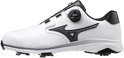 MIZUNO Golf Soft Spike Shoes NEXLITE GS BOA 51GM2115 White Black US8(25cm) • $73.40