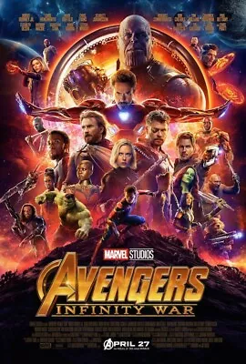 AVENGERS INFINITY WAR - Movie Poster - 24 IN X 36 IN • $7