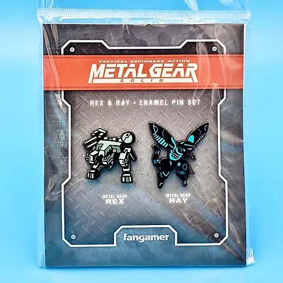 Metal Gear Solid REX & RAY Enamel Pin Set Of 2 (1  Tall) Official Konami • $28.95