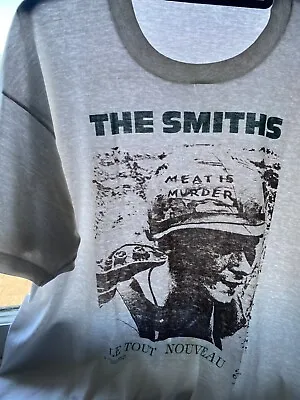 Vintage The Smiths Meat Is Murder T-shirt Tshirt Soft Thin • $500