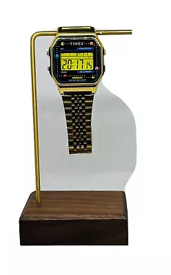 Timex T80 X PAC-MAN™ -Stainless Steel Bracelet  GOLD TONE  34mm Watch !! RARE • $175