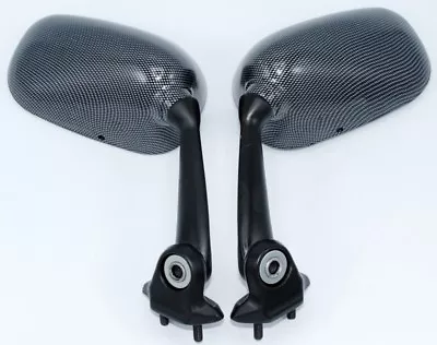 2008-2016 Yamaha YZF R6 NEW CARBON LEFT & RIGHT MIRRORS • $18.95
