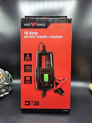 Volt Force 10A Battery Charger And Maintainer 6V & 12V Brand New VF-1004 (CB) • $59.99