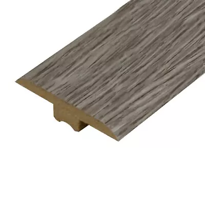 Laminate Floor MDF T Section Transition Bar Profile Threshold Strip SOFT GREY • £1.99