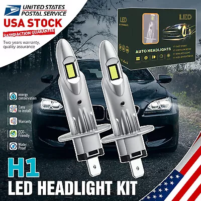 2X For 2003-2006 Dodge Sprinter 2500 LED H1 20000LM Headlight Bulbs 6000K 24V • $16.29