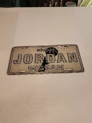 Vintage Michael Jordan Nissan License Plate Home Wall Decoration Decor Nba 23 • $25