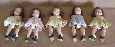 Madame Alexander Dionne Quintuplets ~ 8  Composition Dolls ~ Need Reconnecting • $99.50