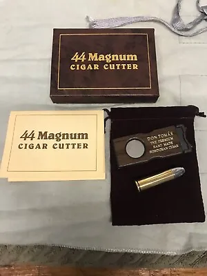 $44.95 • Buy Vintage Antique 44 Magnum Bullet Cigar Punch - Box, Bag, Instructions, Cutter A+